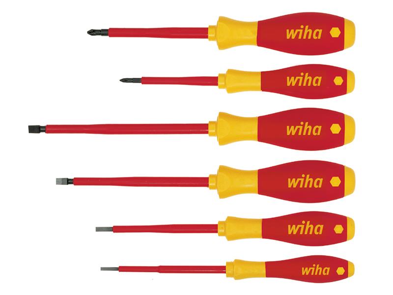 Wiha SoftFinish® electric SL/PH Screwdriver Set, 6 Piece