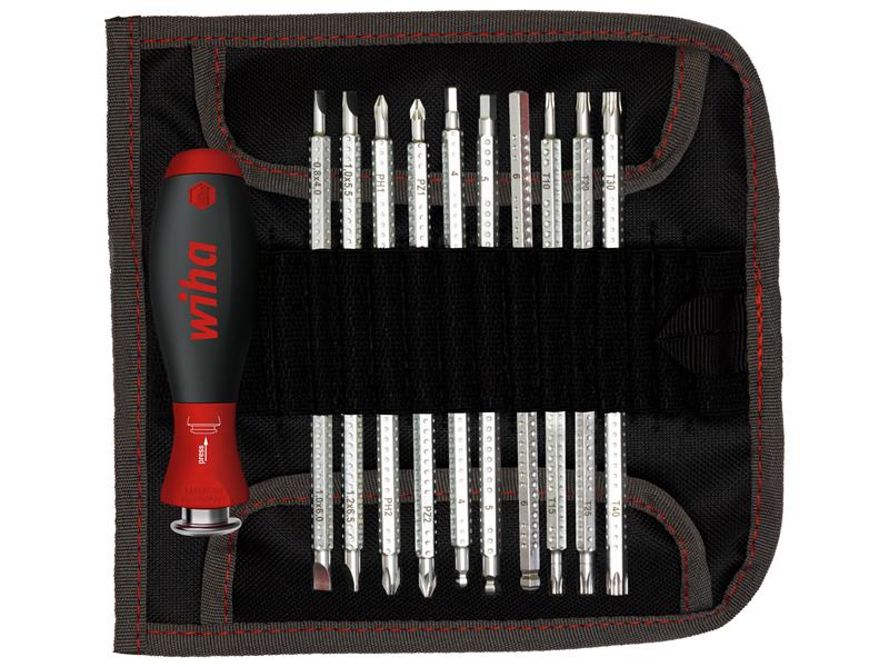 Wiha SYSTEM 6 SoftFinish® Interchangeable Screwdriver Set, 12 Piece