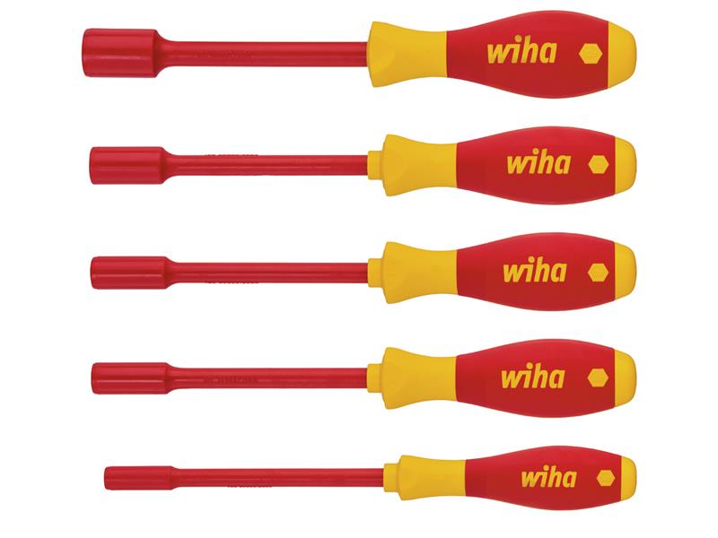 Wiha SoftFinish® electric Hex Nut Driver Set, 6 Piece