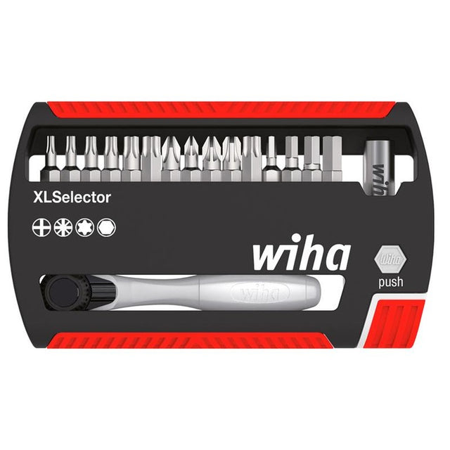 Wiha Ratel Set Wiha XLSelector Ratchet Bit Set, 17 Piece – Watson Hire