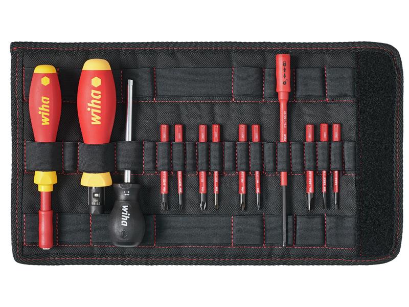 Wiha TorqueVario®-S electric Screwdriver Set, 14 Piece