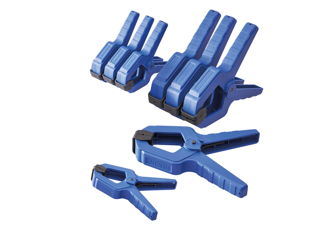 XMS Faithfull 8 Piece Spring Clamp Set