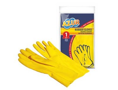 YORK AZUR HOUSEHOLD GLOVES MEDIUM