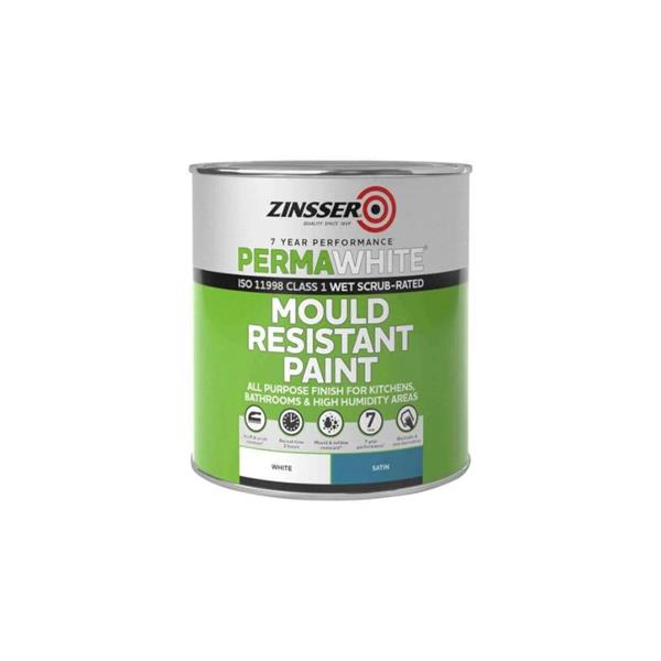 ZINSSER PERMA WHITE INTERIOR SATIN 1L