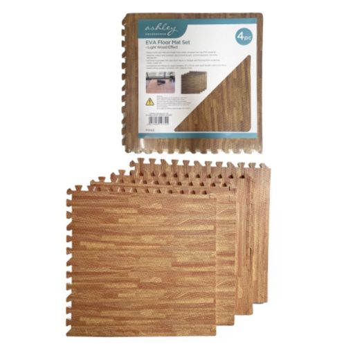 EVA FLOOR MAT SET 4PC LIGHT W