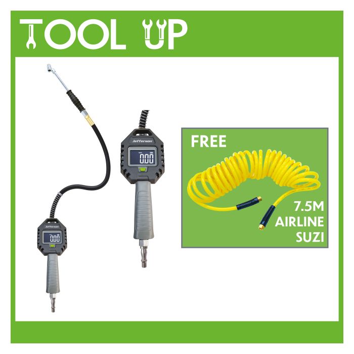 JEFFERSON PROFESSIONAL DIGITAL TYRE INFLATOR
