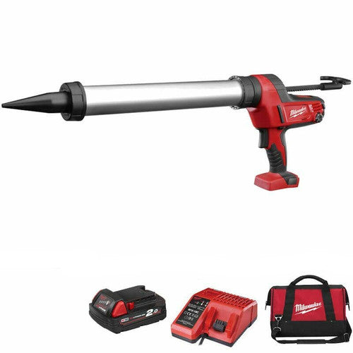 MILWAUKEE C18PCG600A-201B CAULKING GUN ALU TUBE 1X 2.0AH MILWAUKEE C18PCG600A-201B 18V CAULKING GUN ALU TUBE 1X 2.0AH