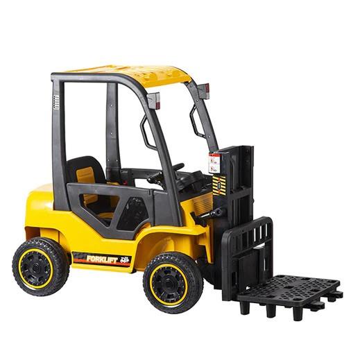 KIDS 12V RIDE ON FORKLIFT - YELLOW