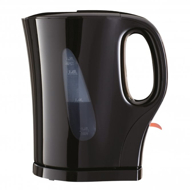 DAEWOO 1.7L BLACK PLASTIC KETTLE