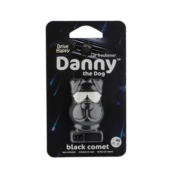 DANNY DOG AIR FRESHENER BLACK COMET