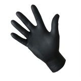 DETROIT BLACK NITRILE GLOVES XL 100PCS