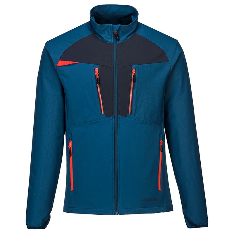 PORTWEST   - DX4 ZIP BASE LAYER TOP - METRO BLUE