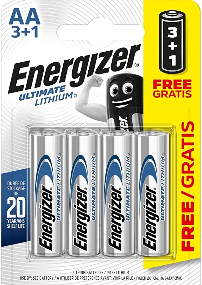 ENERGIZER AA LITHIUM BATTERY (4-PACK)