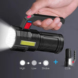 DEKTON RECHARGEABLE MULTIFUNCTION SPOT LIGHT 4 BEAM