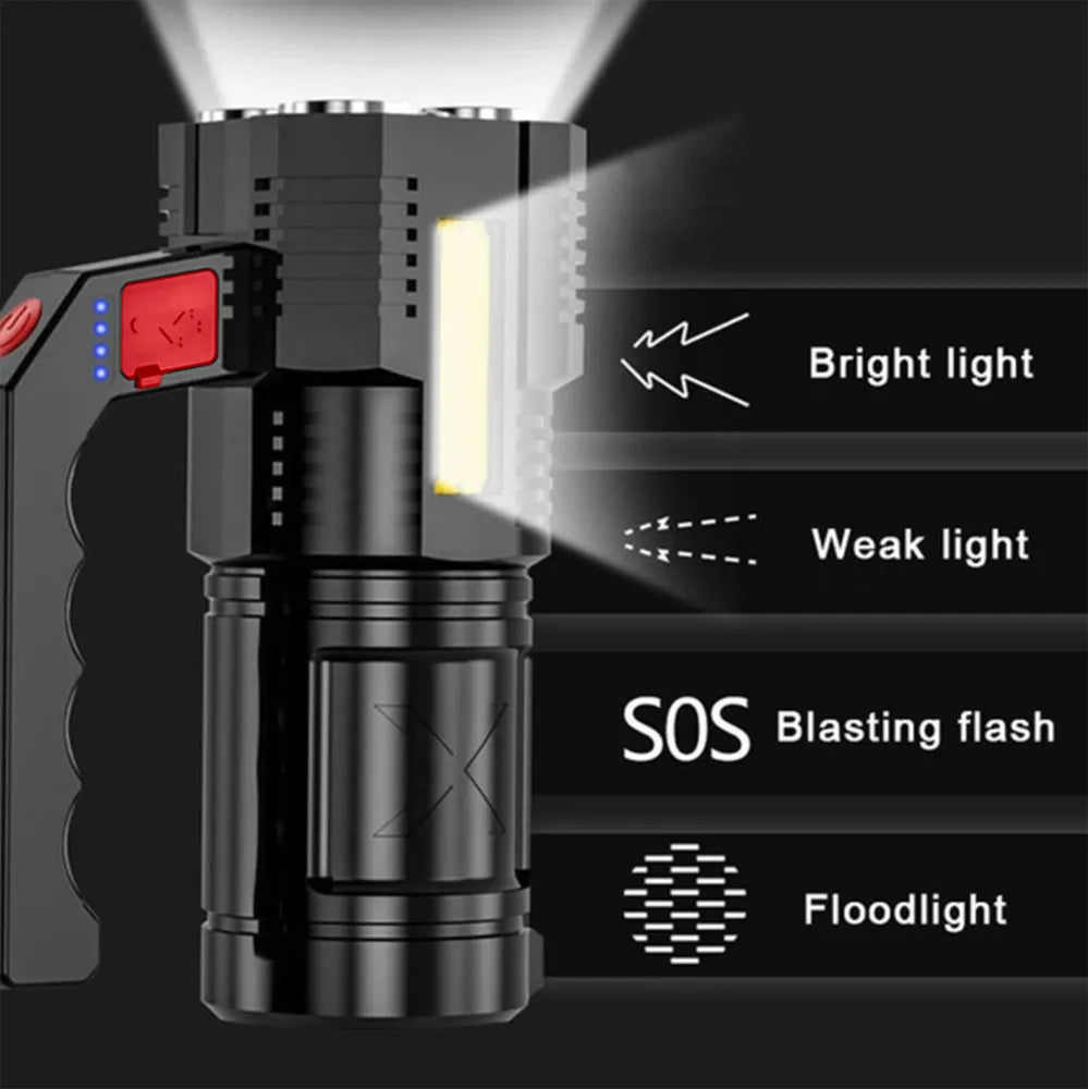 DEKTON RECHARGEABLE MULTIFUNCTION SPOT LIGHT 4 BEAM