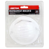 DEKTON 12 PIECE NUISANCE DUST MASK SET