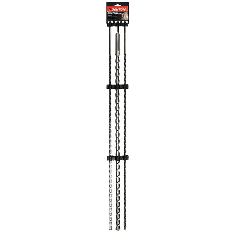 DEKTON 1M SDS PLUS MASONRY DRILL BIT SET