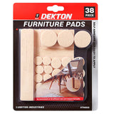 DEKTON 38 PIECE FURNITURE PAD SET