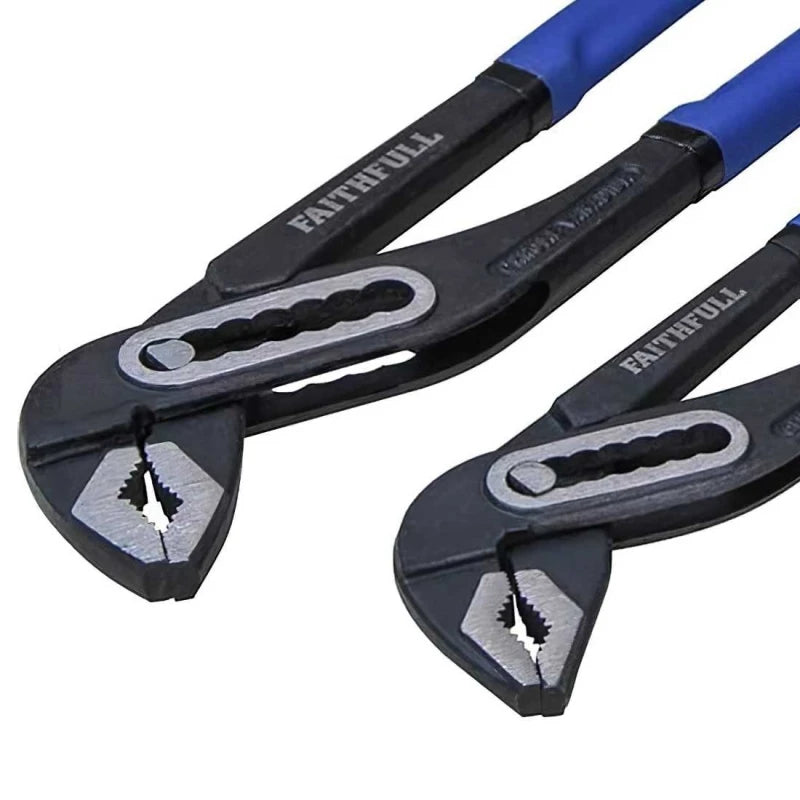 FAITHFULL WATERPUMP PLIER TWIN PACK (250 & 300MM (10 & 12IN)