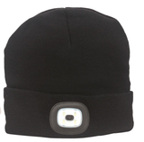 KINGAVON 4 SMD LED USB RECHARGEABLE HEADLIGHT BEANIE HAT - Watson Hire