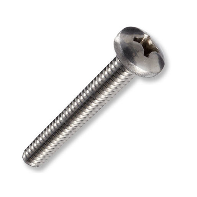 PREMIUM CHOICE M5x40 PAN MACHINE SCREW ZINC PLATED 10