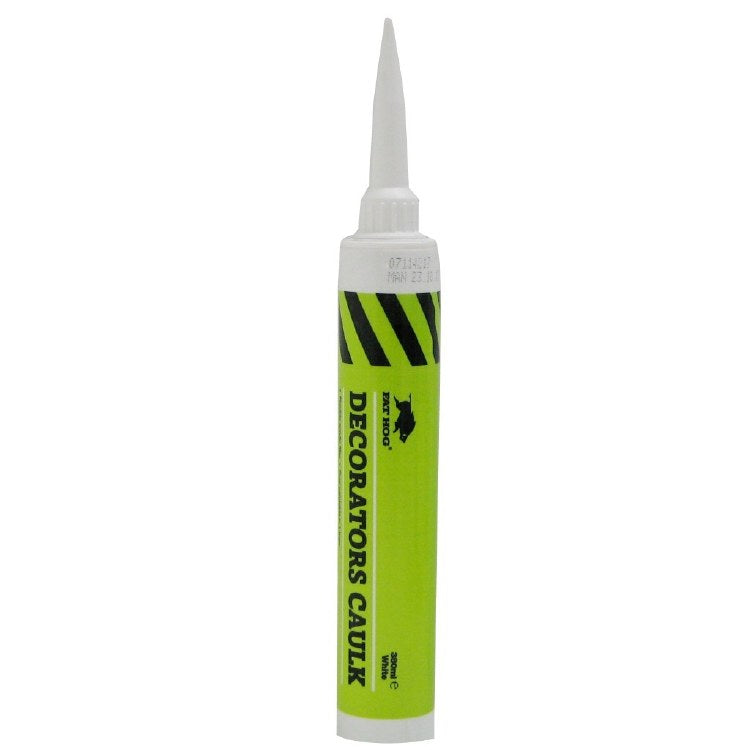 FAT HOG DECORATORS CAULK WHITE 380ML