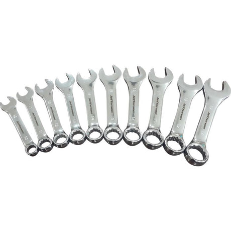 JEFFERSON 10 PIECE STUBBY SPANNER SET