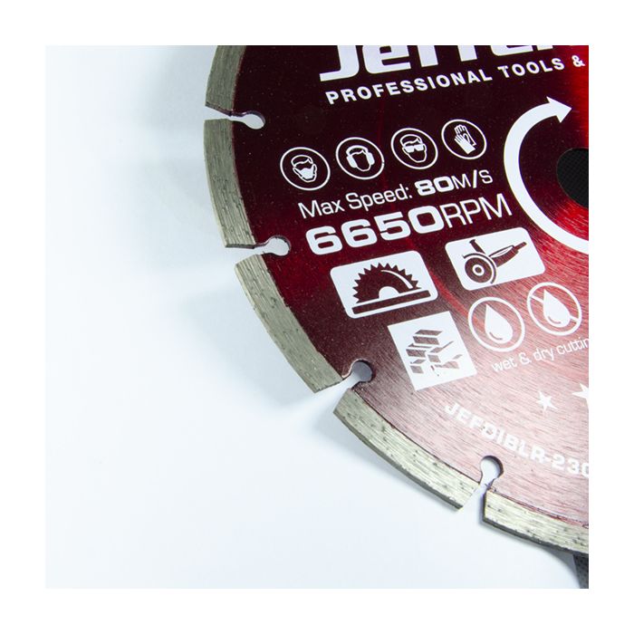 JEFFERSON 115MM DIAMOND BLADE TRADE (RED)