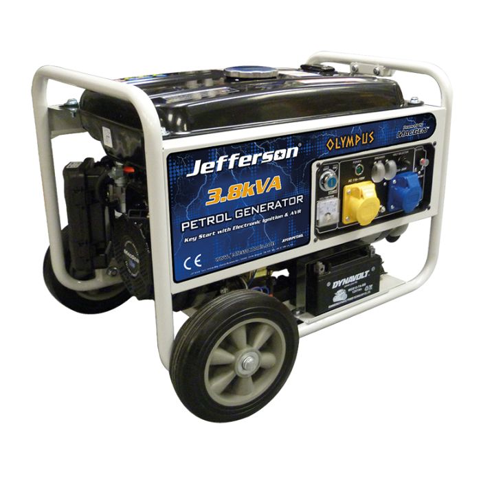 JEFFERSON 3.0KW PETROL GENERATOR WITH AVR & ELECTRONIC START