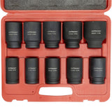 JEFFERSON 10PC 3/4" DEEP METRIC IMPACT SOCKET SET
