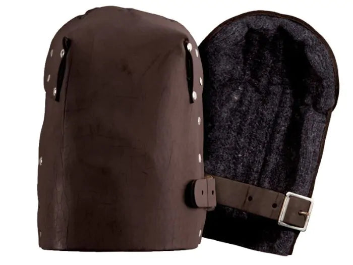 KUNYS KP299 HD LEATHER THICK FELT KNEE PADS