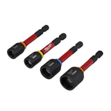 MILWAUKEE 4 PIECE MAG SHW IMPACT DUTY NUT DRIVER SET