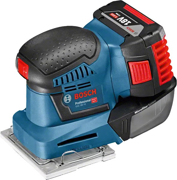 BOSCH GSS 18V-10 PROFESSIONAL CORDLESS ORBITAL SANDER