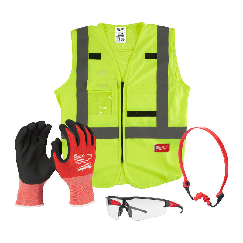 MILWAUKEE CONSTRUCTION PPE KIT SIZE L