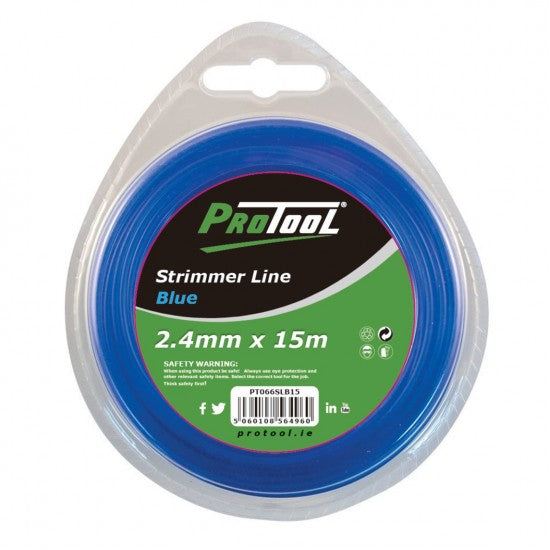 PROTOOL STRIMMER LINE BLUE 2.4MM X 15M