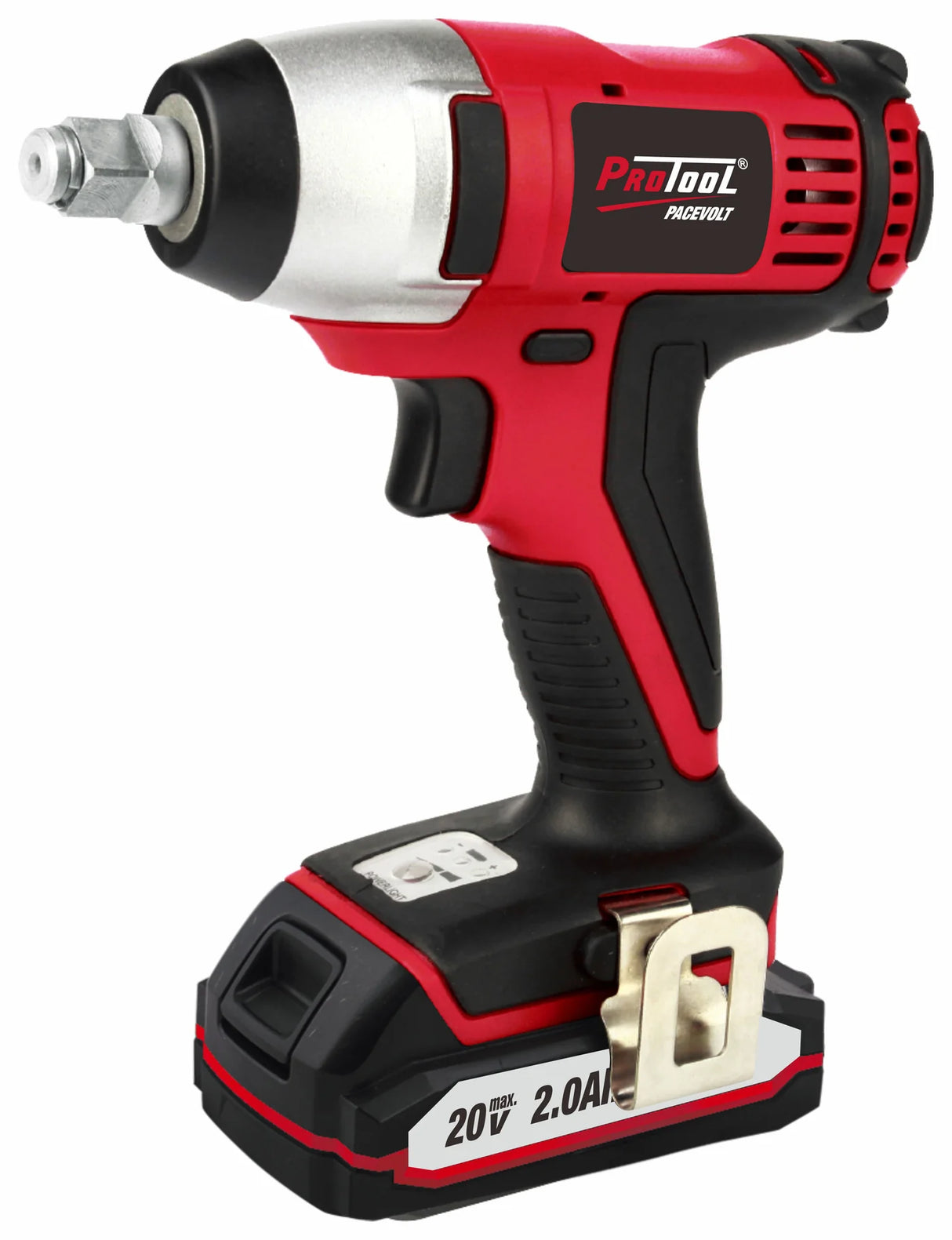 PROTOOL 20V IMPACT WRENCH CW 2 X 2AH BATTERIES