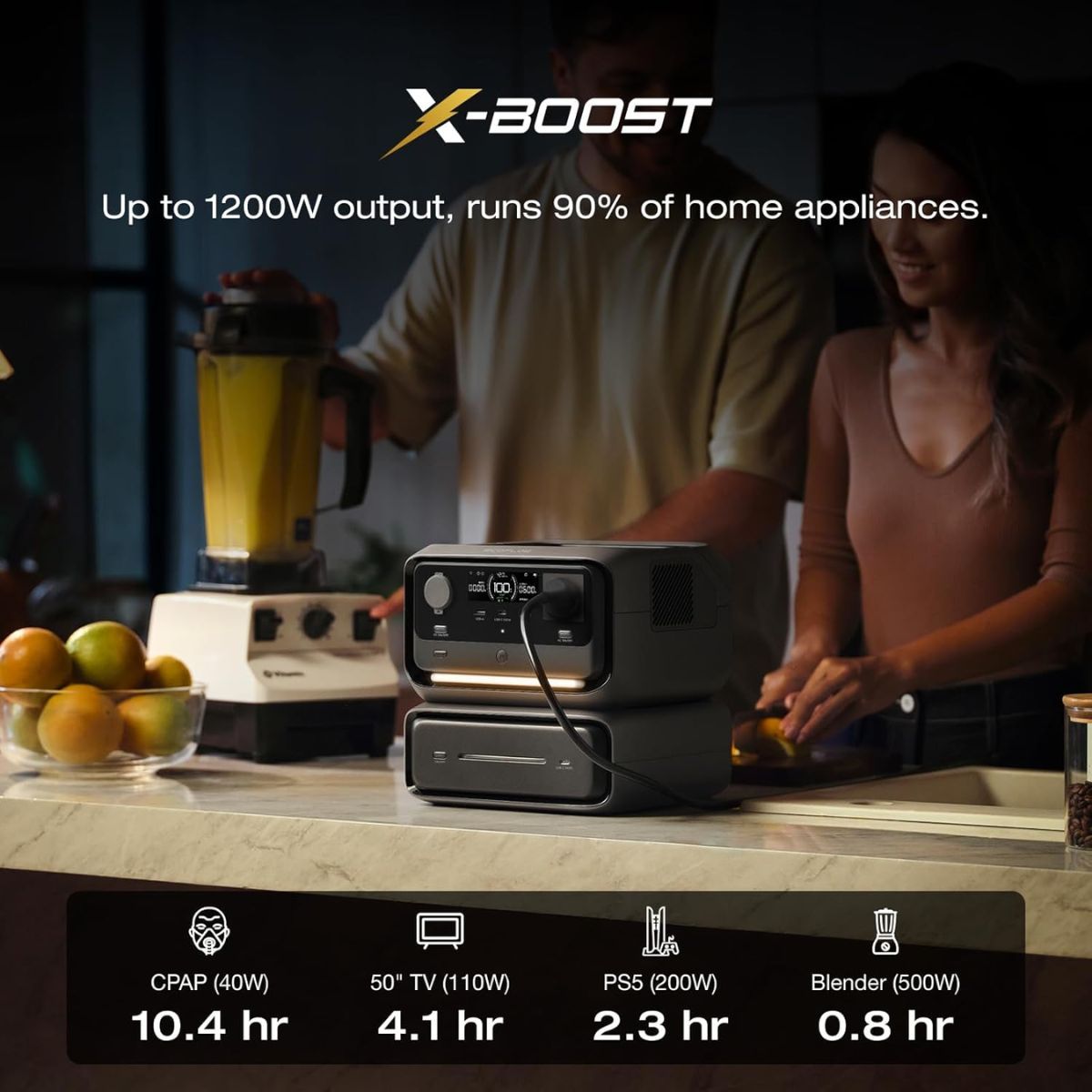 ECOFLOW RIVER 3 MAX PORTABLE POWER STATION (EFRIVER3MAX-UK-CBOX)