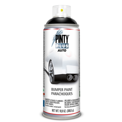PINTYPLUS AUTO BUMPER PAINT SMOOTH 400ML BLACK