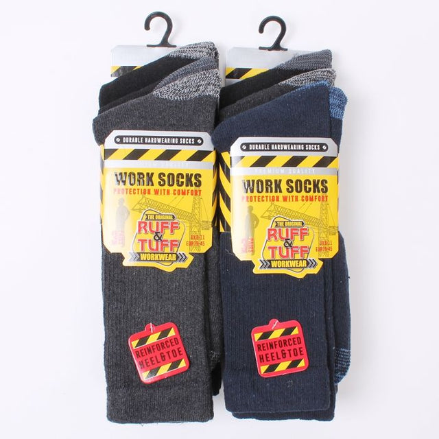 Work Is Ruff 3 PACK RUFF & TUFF WORK SOCKS – Watson Hire