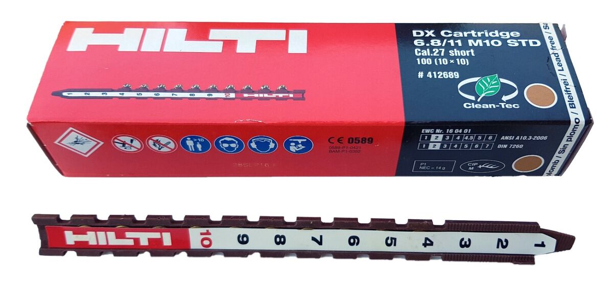 HILTI DX RED CARTRIDGE 6.8/11 M10