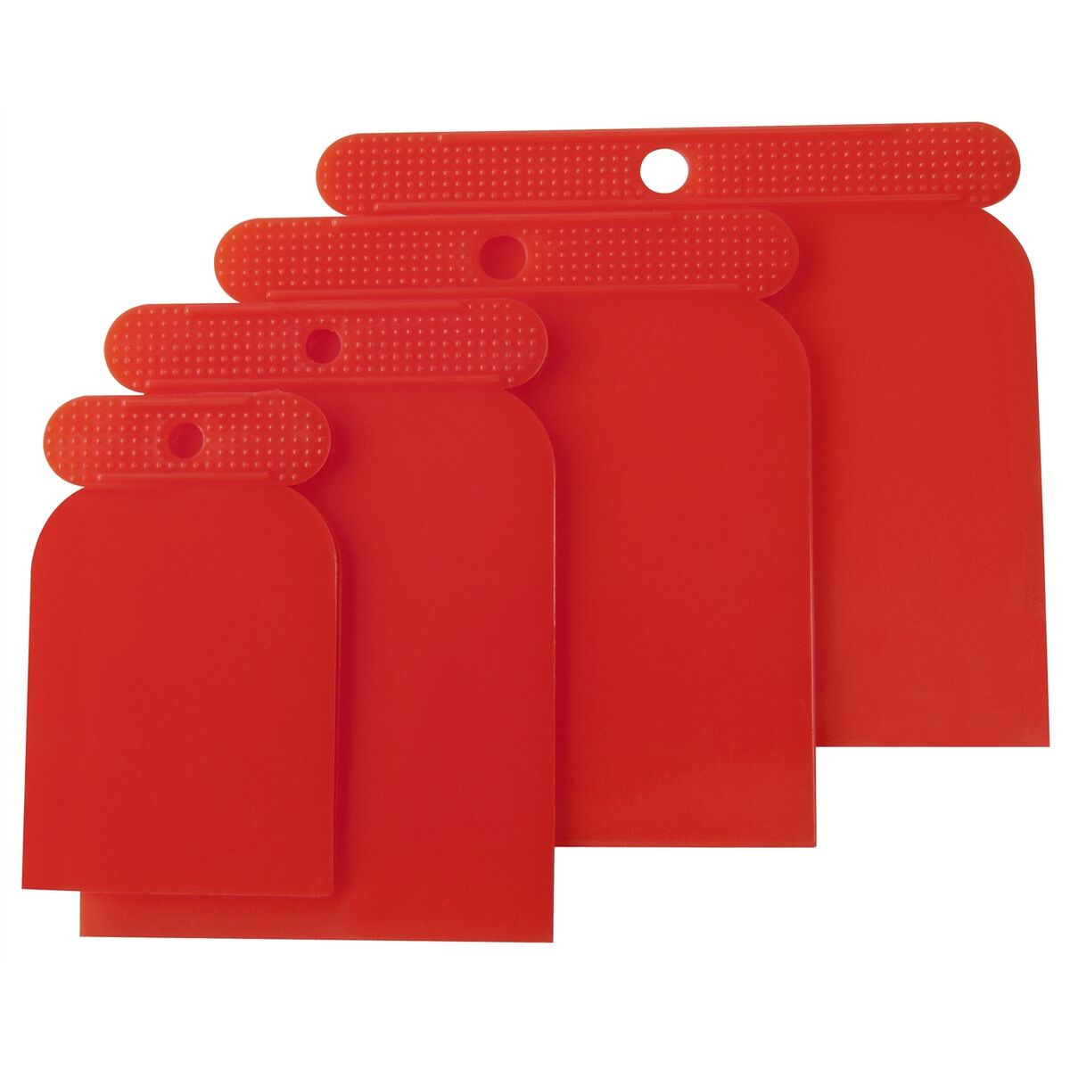 AMTECH 4PC PLASTIC SCRAPER SET