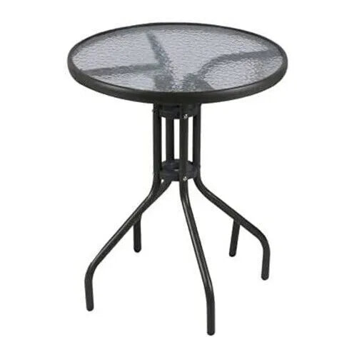 REDWOOD LEISURE OUTDOOR ROUND PATIO TABLE - 60CM