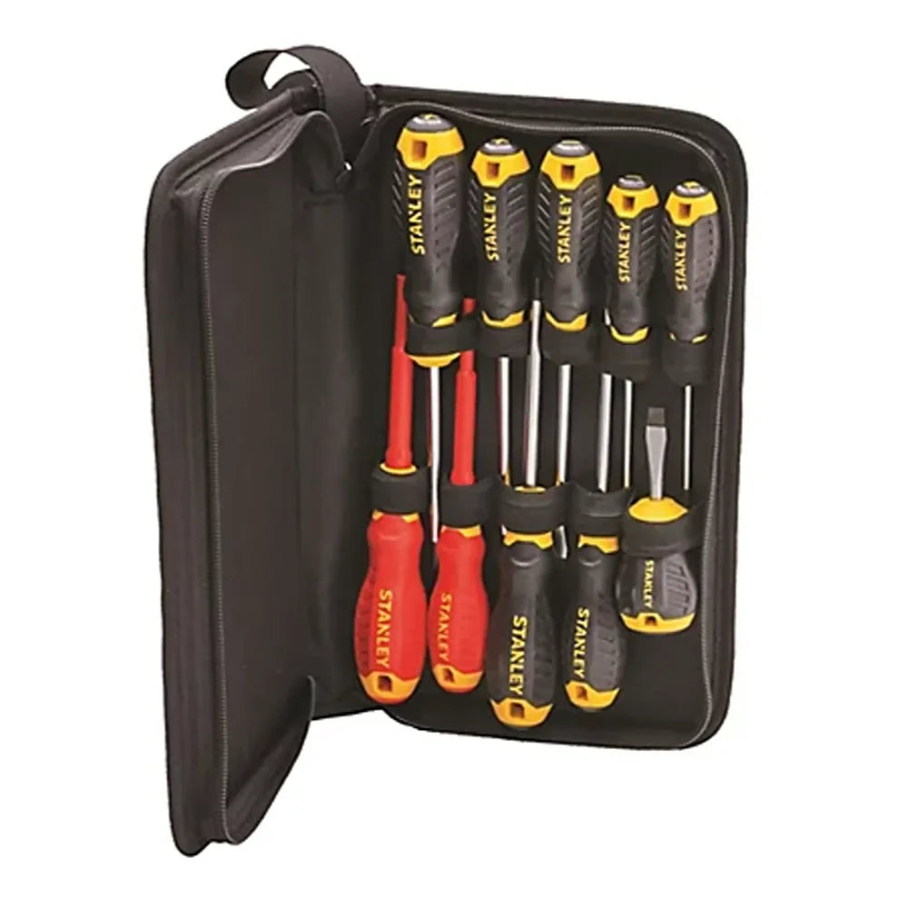 STANLEY SCREWDRIVER SET IN WALLET - 10PC