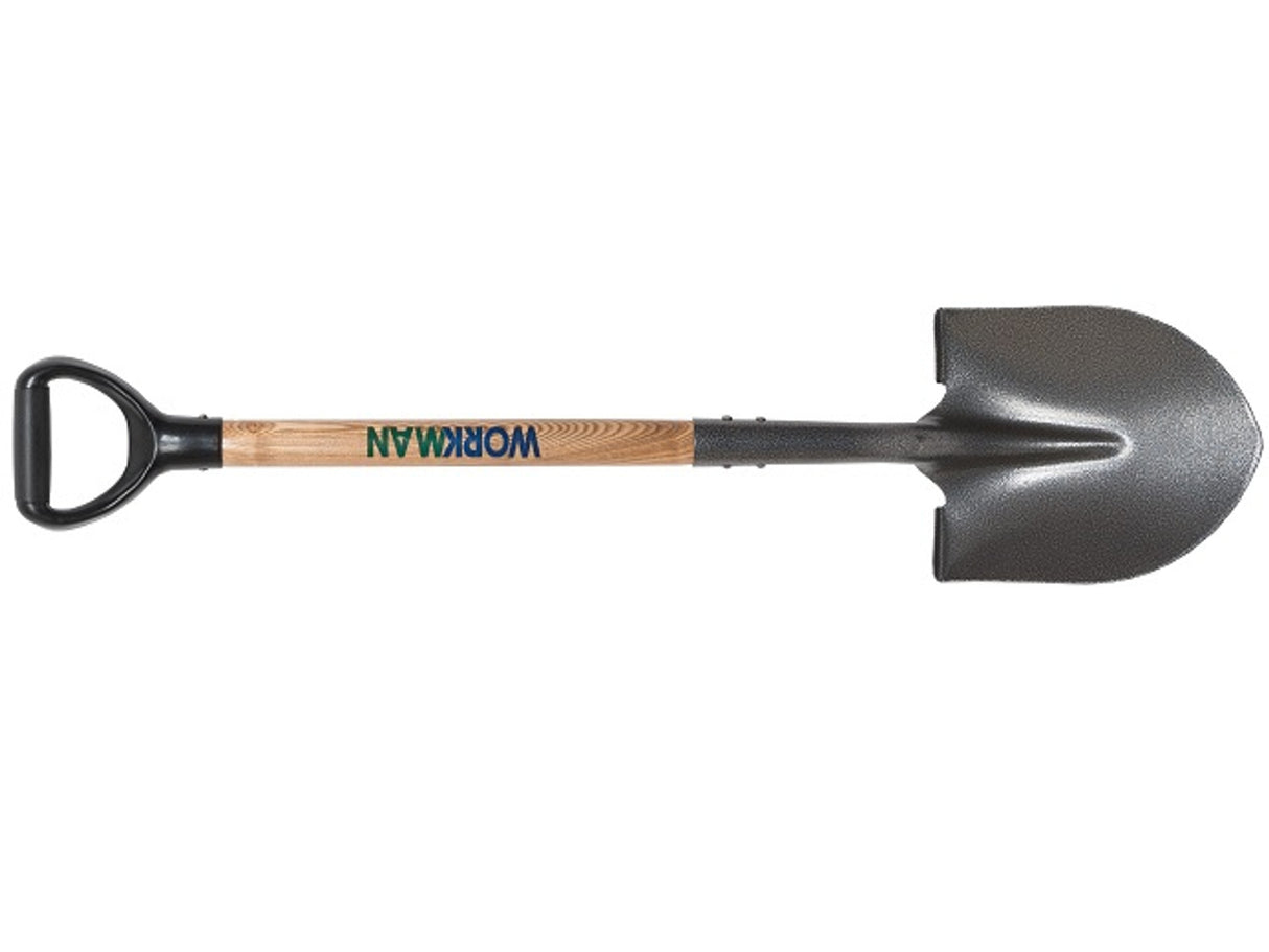 WORKMAN ROUND POINT SHOVEL D.HANDLE