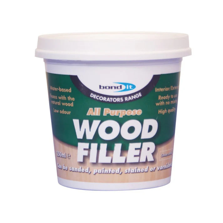 BOND IT 1 PART WOOD FILLER DARK OAK 250ML (6)