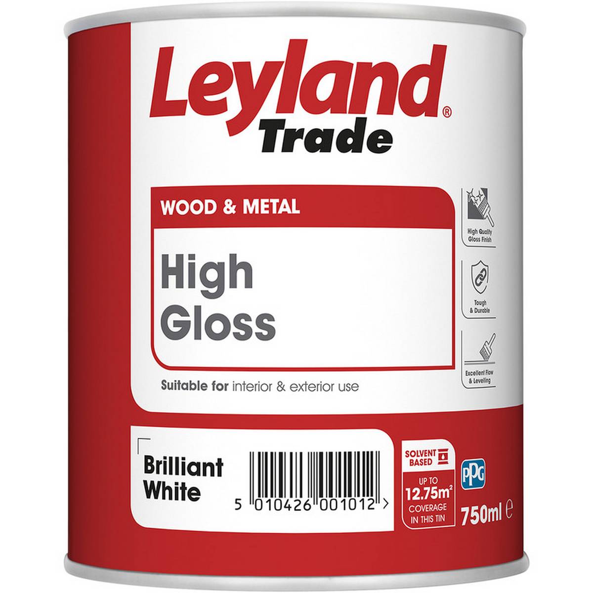 LEYLAND HIGH GLOSS WHITE 750ML