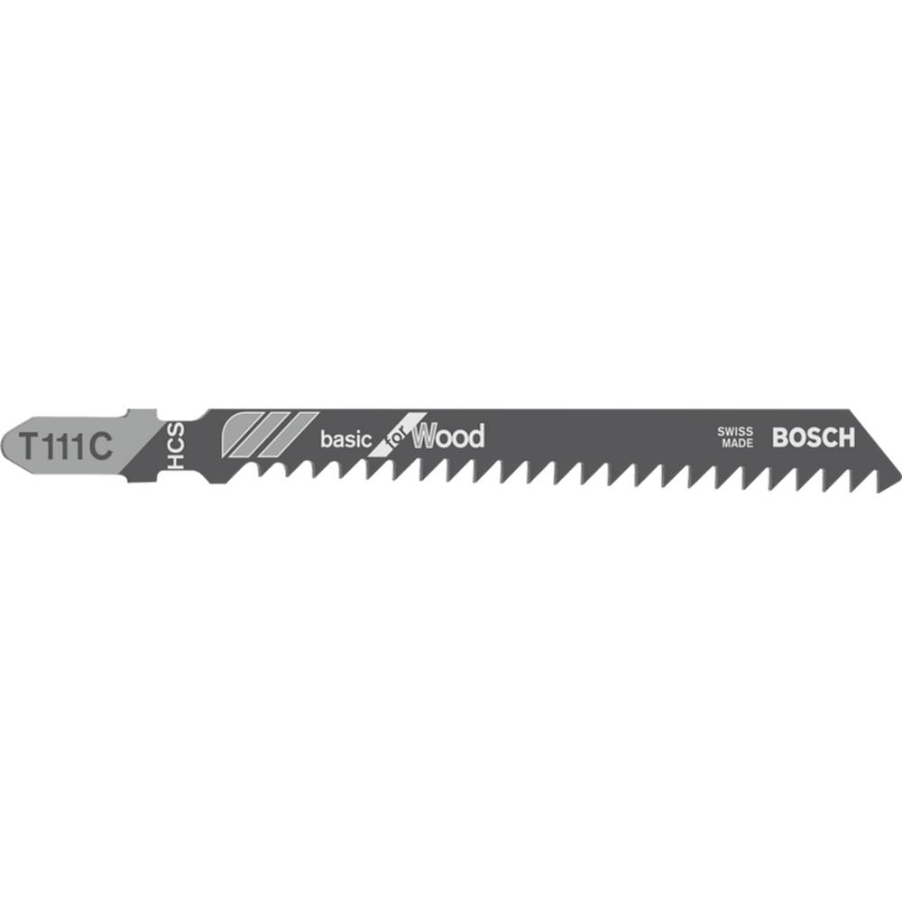 BOSCH JIGSAW BLADE T111C 5PK BASIC WOOD