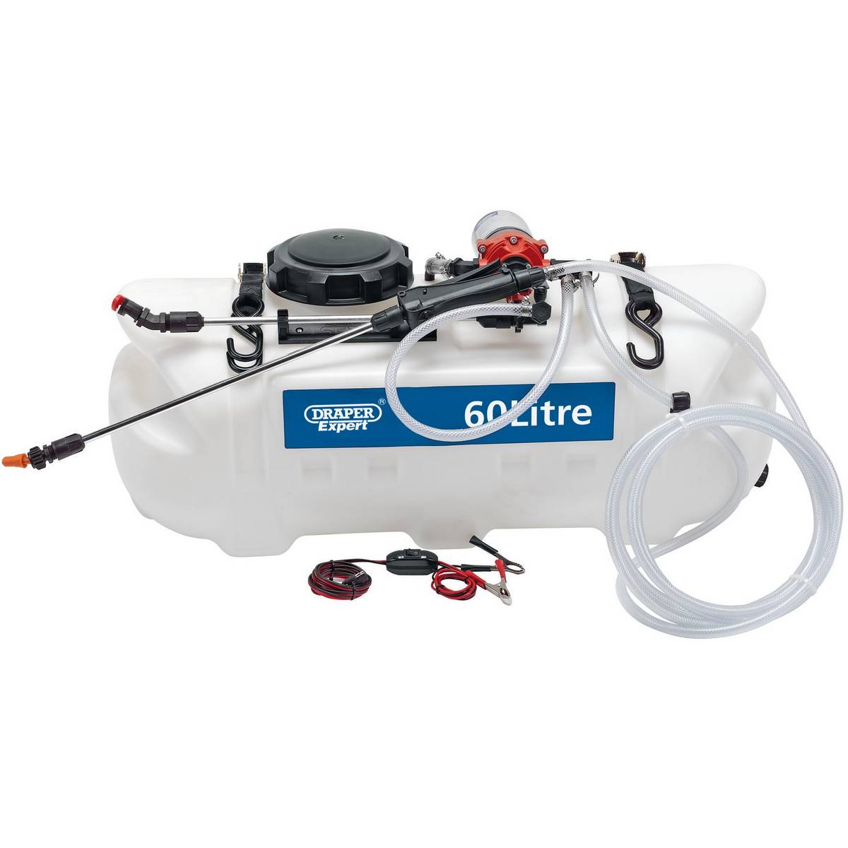 DRAPER 12V DC ATV SPOT / QUAD BROADCAST SPRAYER, 60L