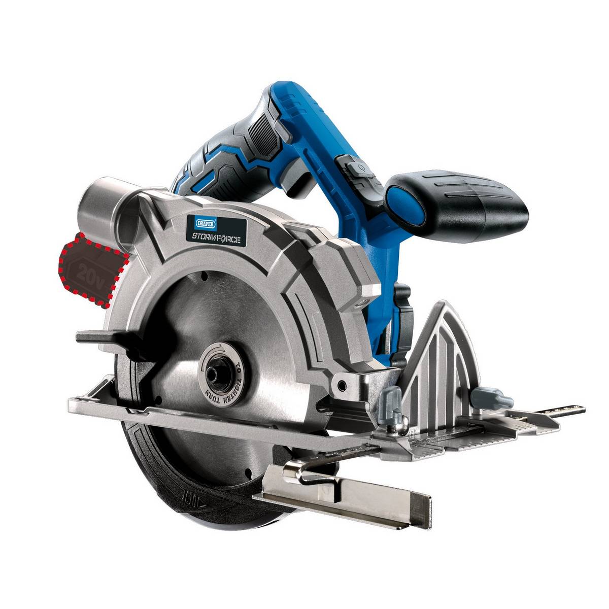 DRAPER STORM FORCE 20V CIRCULAR SAW (SOLD BARE)