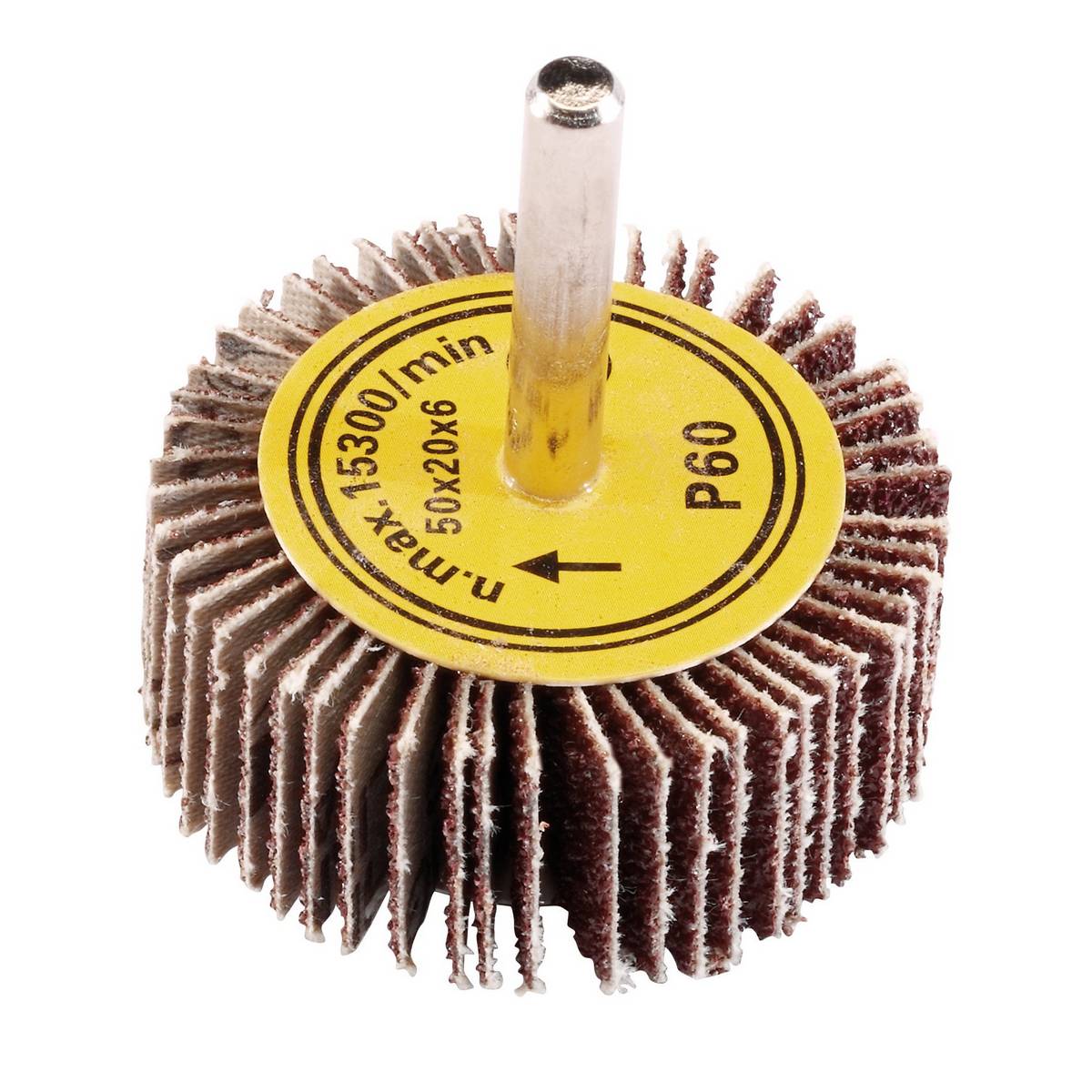 DRAPER ABRASIVE FLAP WHEEL, 50 X 20MM, 60 GRIT